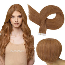 Tape in Extensions Real Human Hair Color 330 Auburn Tape Ins Human Hair Extensio