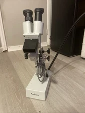 GIA Gemscope Model 3 Intermediate 793000 Darkfield Microscope w/ Wooden Case ...