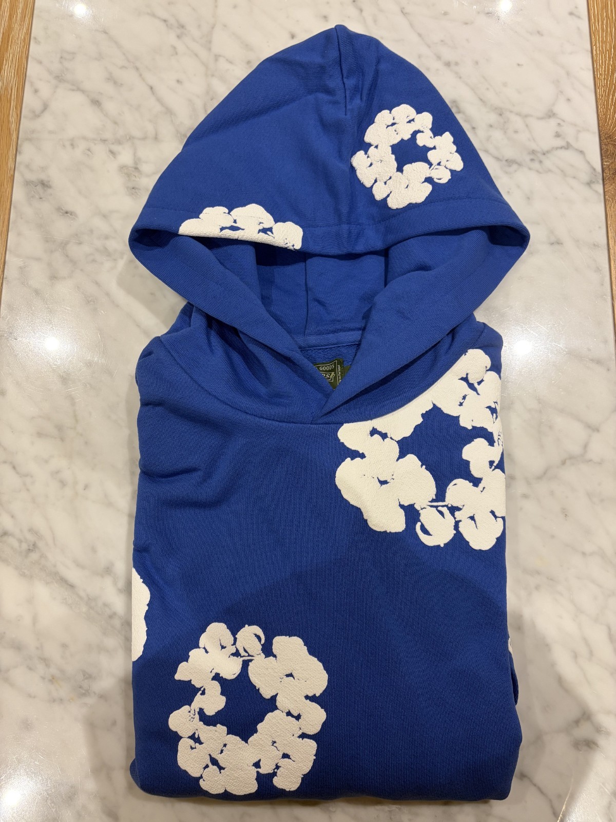 Denim Tears The Cotton Wreath Sweatshirt Royal Blue - Large