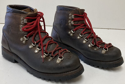 Vtg Vasque Sundowner Skywalk Hiking Boots Sz 7 Brown Outdoor  display picture 1