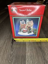 St. Nicholas Square Snow Globe village santa in globe