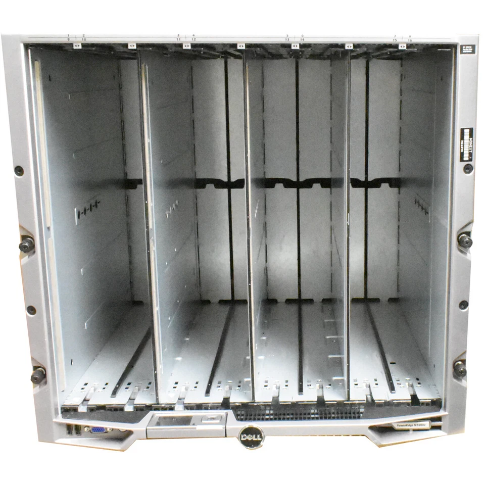 Блок питания Dell PowerEdge M1000e BladeCenter BMX01 6x C2700A 2x RK095 iKVM 0K036D 10U - Изображение 3 из 4