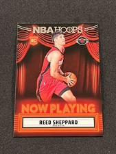 2024-25 Panini NBA Hoops Basketball Reed Sheppard Now Playing #19 - Rockets