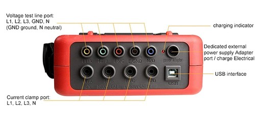 Power Quality Monitor Three-Phase Power Quality Analyzers Backlight Function - 第 9/13 張圖片