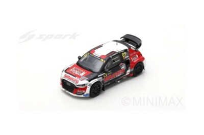 Audi S1 RX Quattro 67 Round 3 World RX Belgique 2018 François Duval Spark S7812 - Miniatures Autos Motos