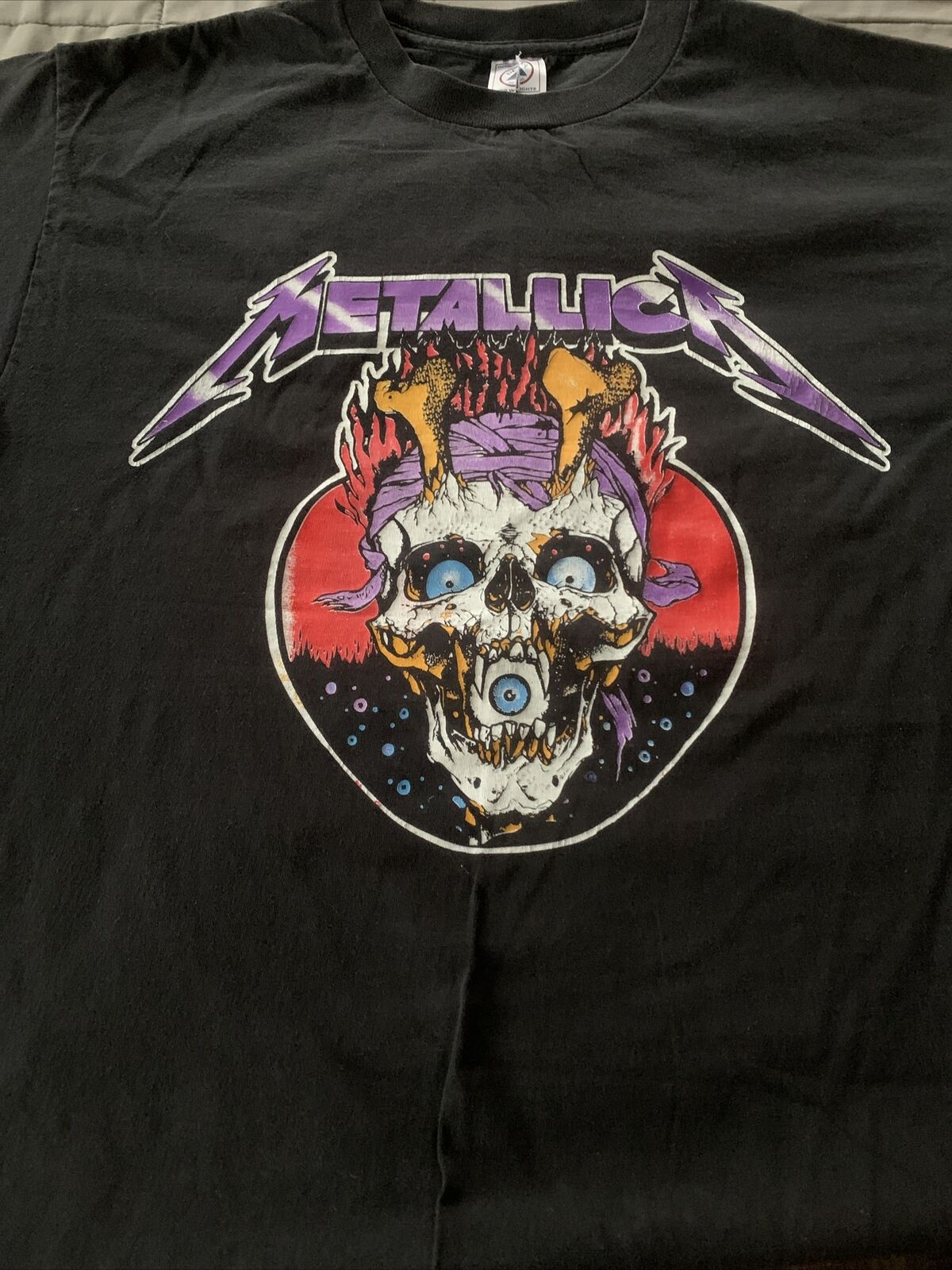 Rare Vintage Metallica S & M Tour 1999 Shirt Larg… - image 1