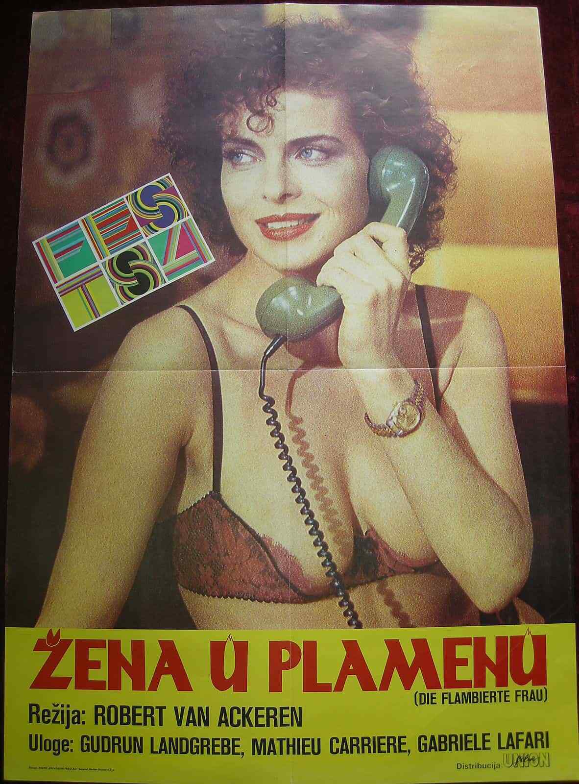 1983 5% OFF Original Movie Poster Woman Flames Frau Ge Fashion Flambierte Drama