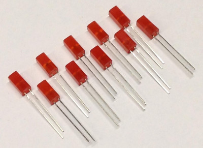 5 Stück LED Quadratisch 5 x 5 mm Rot Kingbright (M6412)