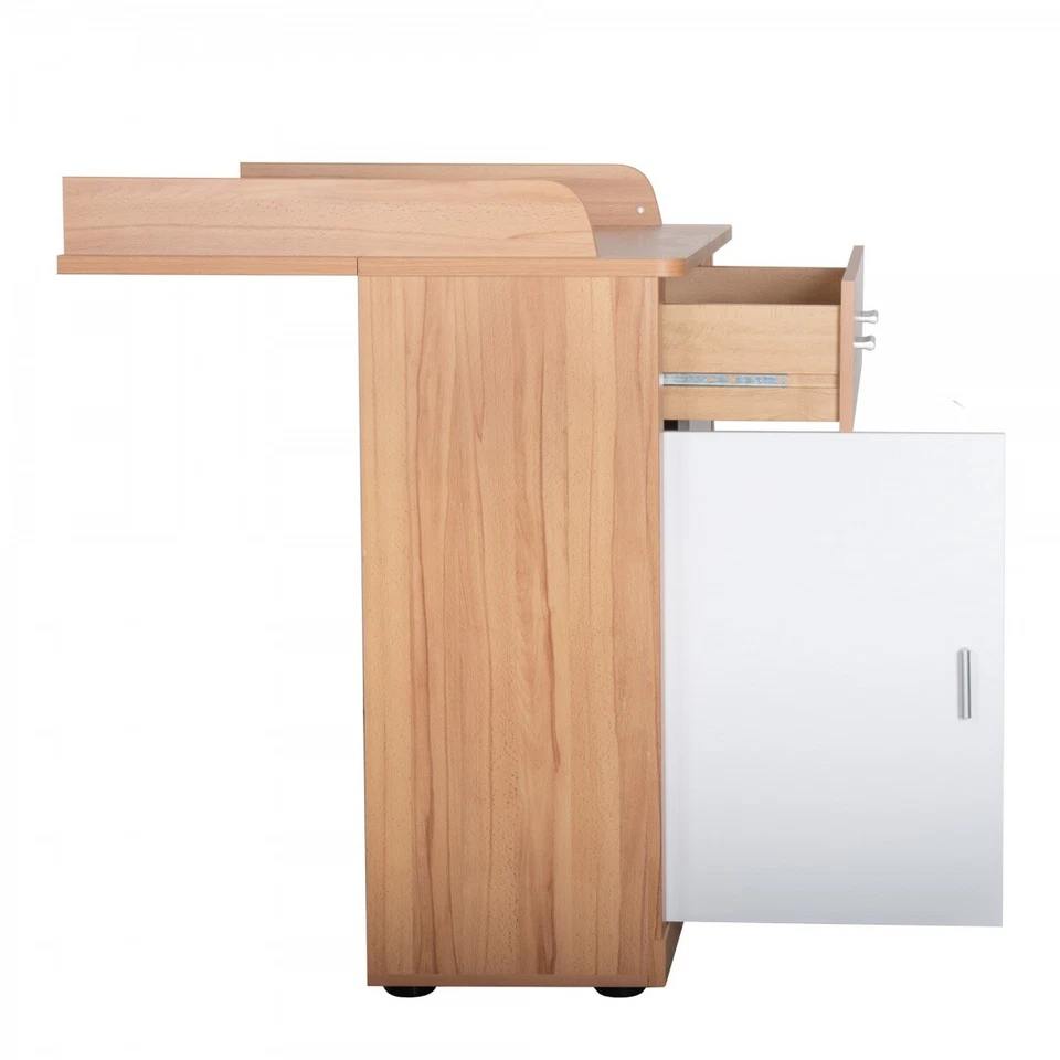 Wickelkommode Picasso 100x36,5x92 cm Buche Wickelregal Wickeltisch Kommode - Bild 3 von 4