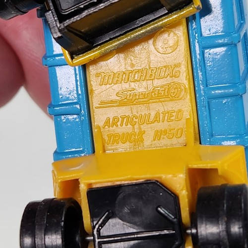 Matchbox Superfast No 50 Articulated Truck Vintage 1973 Lesney - Picture 6 of 8