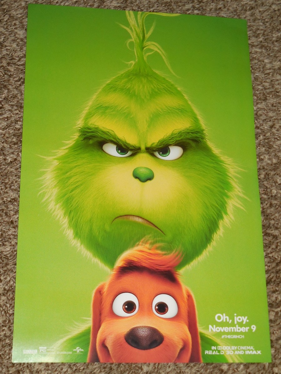 The Grinch 2018 - 11x17 Promo Movie POSTER | eBay