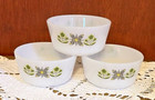 Vintage Anchor Hocking Fire-King Oven Proof Custard Cup 434 "Meadow Green" 6oz