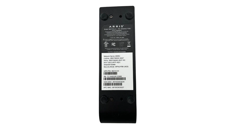ARRIS SBG7580-AC DOCSIS 3.0 Cable Modem & Router Combo, not work for parts only - Image 3 of 4