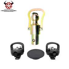 New Gooseneck Ball & Safety Chain Kit for Ford GM Nissan Trucks GNXA2061