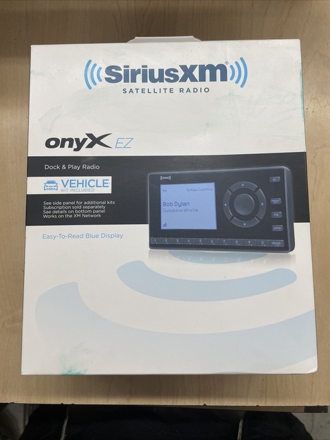 SiriusXM XEZ1V1 Onyx EZ Satellite Radio with Vehicle Kit - Black - NEW SEALED SiriusXM XEZ1V1 Onyx EZ Satellite Radio with Vehicle Kit - Black - NEW SEALED