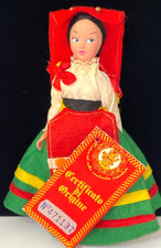 VTG Italian LENCI Doll ALL ORIGINAL Clothes Certificate 6 1/2" FREE SHIP JCS