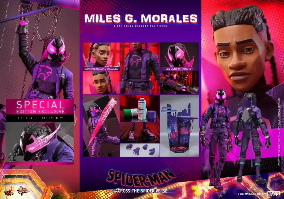 Hot Toys MMS725B Spider-Man: Across the Spider-Verse Miles Morales