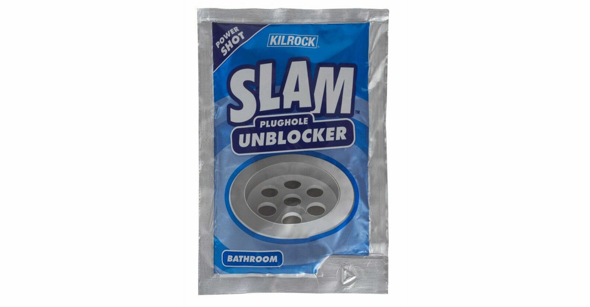 KILROCK SLAM Plughole Kitchen Clogged Sink Drain Unblocker FREE POST UK | UK