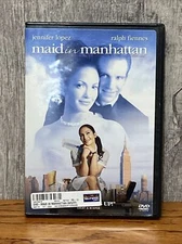 MAID IN MANHATTAN DVD 2003 Jennifer Lopez, Ralph Fiennes-Hollywood Video Rental