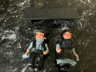 Vintage Wilton Products Cast Iron Amish Boy & Girl on Black Bench Seat 2" W/Box — photo 3