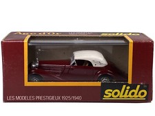 Solido 1/43 Scale Metal Model - No. 67 1939 MERCEDES 540 Maroon-New