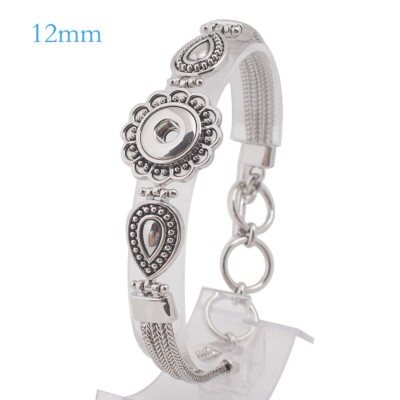 Mini Snap Bracelet Flower Strand Fits 2 of 12mm Petite Ginger Snaps Style New