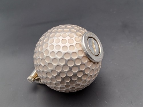 Seltener antiker Dunhill Golfball Benzinfeuerzeug - Sterlingsilber 925 - BA08-1495 - Bild 9 von 21