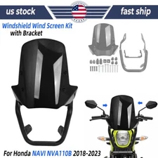 Windshield Wind Screen Kit with Bracket  For Honda NAVI NVA110B 2018-2023 2022