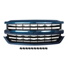 For 2016-2019 Chevy Silverado 1500 Z71 Front Bumper Grille Grill Deep Ocean Blue