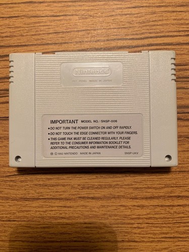 Cartucho Dragon's Lair SNES versión PAL SNSP-DI-UKV - Imagen 3 de 4