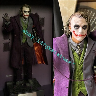 Queen Studio Joker 1/4 Scale Resin Model Painted Statue In Stock Heath Ledger