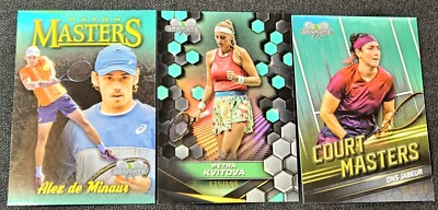 2024 Topps Graphite Tennis Aqua /199 Minaur Kvitova Jabeur Masters Refractor 