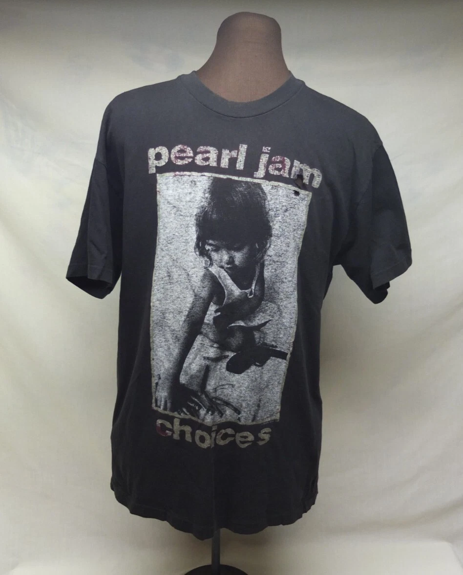 Vintage 1992 Pearl Jam Choices Shirt 9 out of 10 kids medium to large(no  tag)