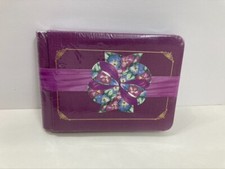 SEALED Creative Memories 5x7 SENTIMENTS ALBUM in PURPLE with GOLD TRIM