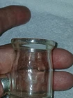 Vintage Diner Milk Creamer Clear Glass Bottle HAZEL