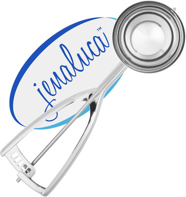 Jumbo Ice Cream Scoop - 18/8 Stainless Steel Cupcake and Muffin Scooper - 1/2 Cu