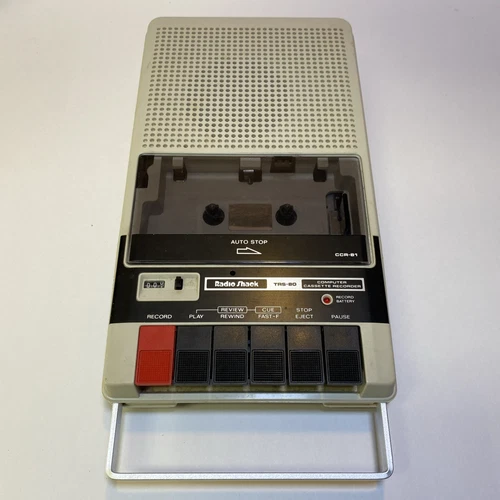 Vintage Radio Shack CCR-81 Computer Cassette Tape Recorder Model 26-1208A Works