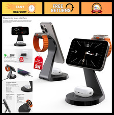 3-in-1 Wireless Charging Station for iPhone, AirPods  Apple Watch - Fast USB-C