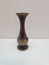 Hand Turned Wooden 6" Bud Vase