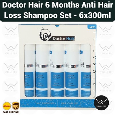 Doctor Hair Daily Anti Hair Loss Shampoo with Biotin Herbal Extracts -6 LOT