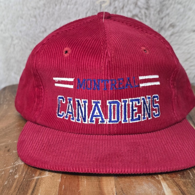 Vtg NHL Montreal Canadiens twin enterprises SnapBack Hat
