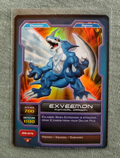 Digimon CCG Exveemon DM-076 Eternal Courage Holo Rare Card 2004 LP
