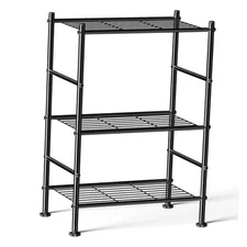  Storage Shelves, 3-Tier Metal Shelving, Wire Shelving with Adjustable 3tier