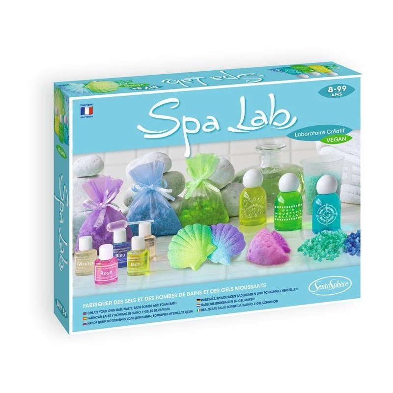 SENTOSPHERE Spa Lab kit cosmétique pour calmer le stress des enfants de 8 ans