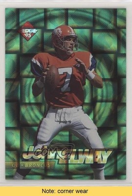 1995 Collector's Edge EdgeTech Circular Prism John Elway #5 HOF READ e8o