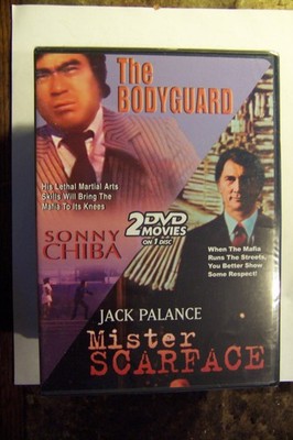 The Bodyguard/Mr. Scarface--Double Feature--DVD--Jack Palance-BRAND NEW & SEALED