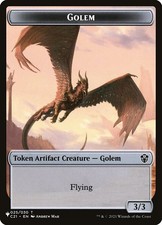 Golem - Non-Foil Token - The List - TC21-25 | MTG Card