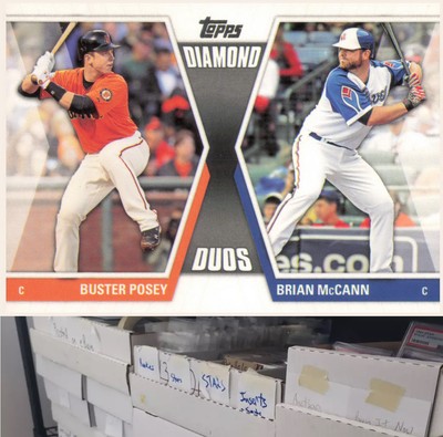 2011 Topps Update #DD-26 Buster Posey / Brian McCann Diamond Duos - ML