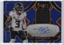 2025 Panini Select Signature Memorabilia Blue Prizm 30/149 Jessie Bates III Auto