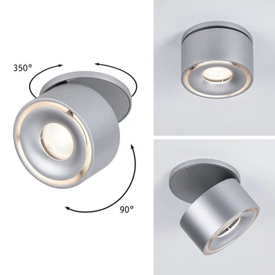 LED Einbauleuchte Spircle    rund 78mm   8W 550lm 230V  3000K Chrom matt - Bild 1 von 4